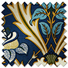 Acanthus, Navy - Twist&Fit Roman Blind